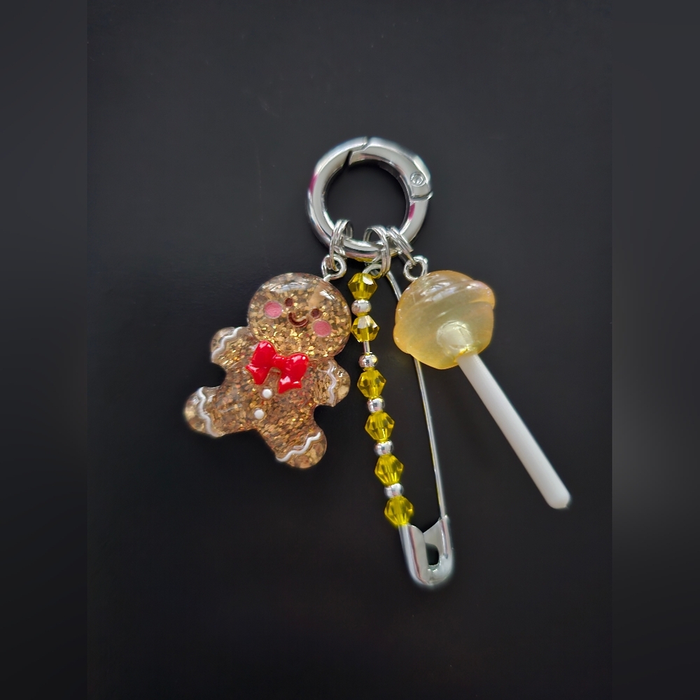 Bohemian Trinkets Lemon Candyland Friendship Pin Bag Charm